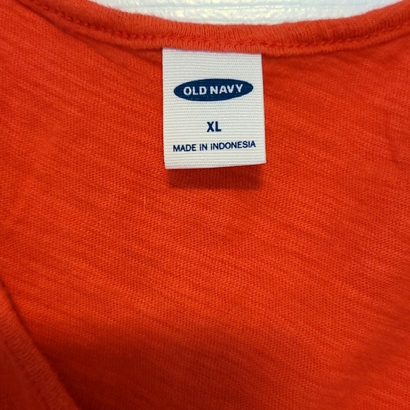 Old Navy Coral Button Up Tank XL - Picture 3 of 3
